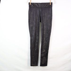 Snakeskin Faux Leather MeMoi Leggings